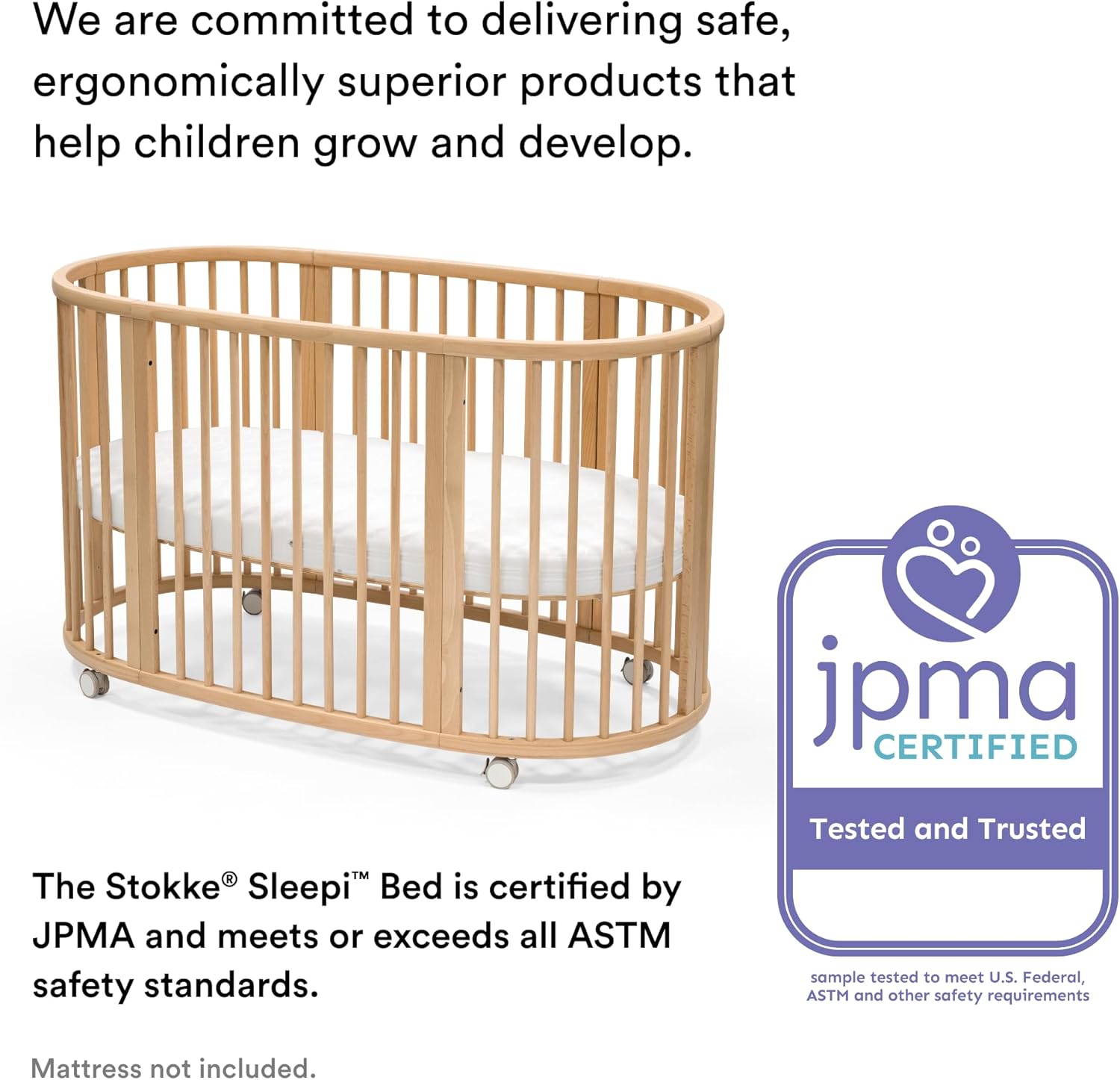 Stokke Sleepi Protection Sheet V3, White - Compatible with Sleepi Bed Mattress V3 - Protects Against Accidents & Spills - Machine Washable