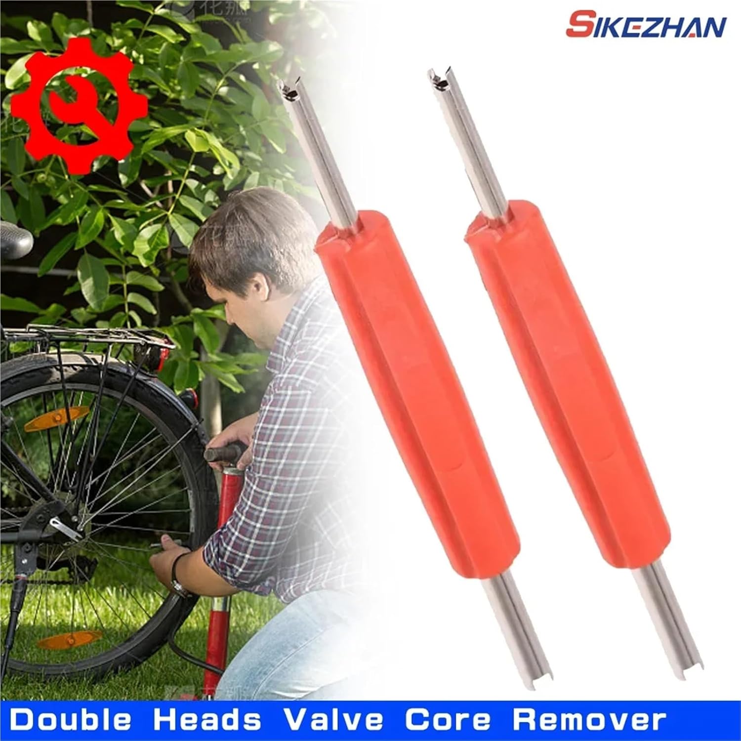 Valve Core Removal Tools 20pcs Valve Stem Removal Tool Single and Double Heads Valve Core Remover Tire Repair Tools