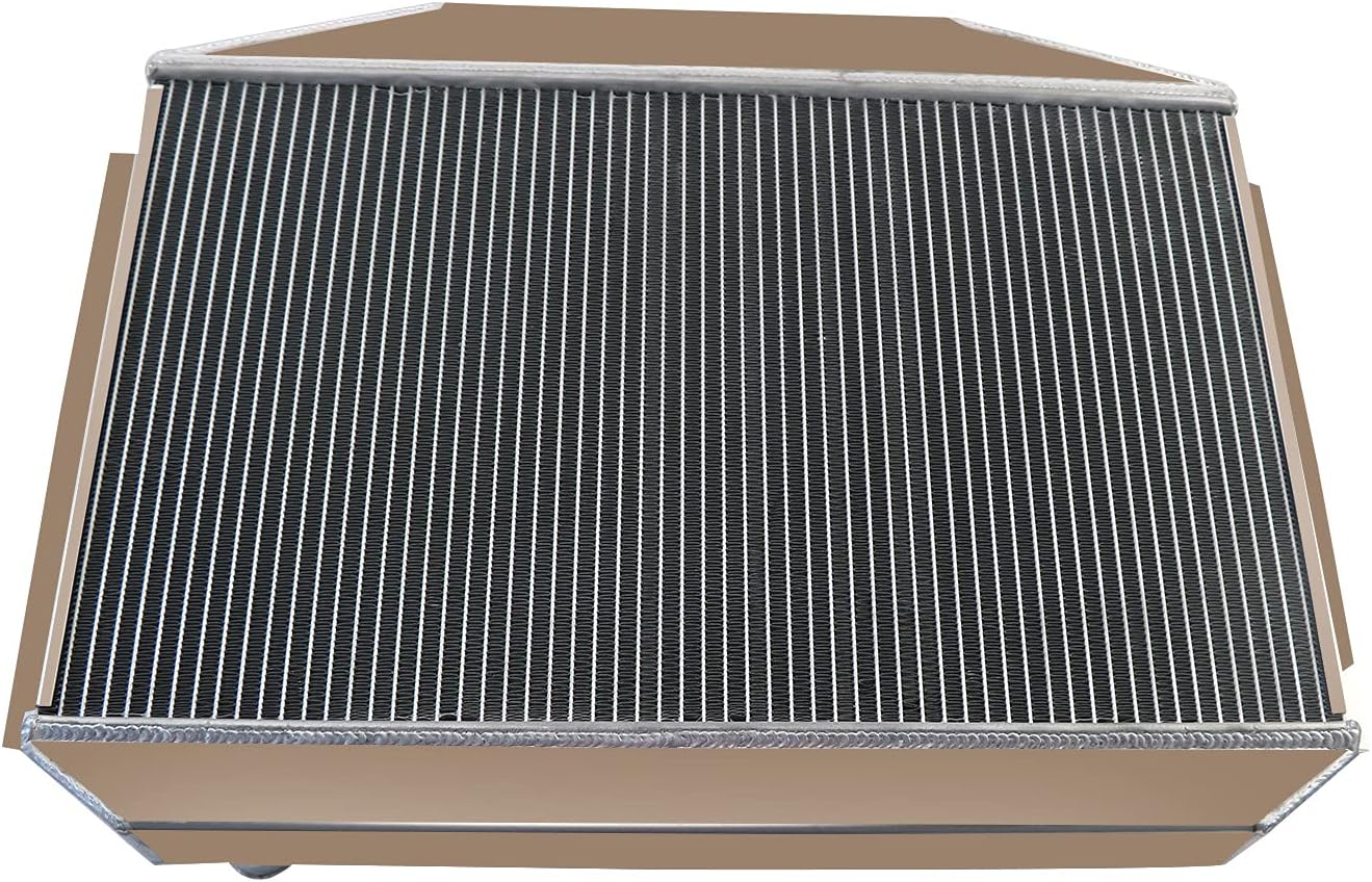 4 Row Core Aluminum Radiator For 1955-1960 1956 Chevy Corvette 350 V8 Manual MT