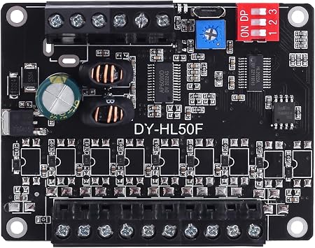 60W Voice Playback Module, PEMENOL DC 9-24V High Power Music Player Mp3 Trigger Amplifier 64Mbit8MB Flash Storage Sound Board Support Sound and Light Alarm Electronics DIY