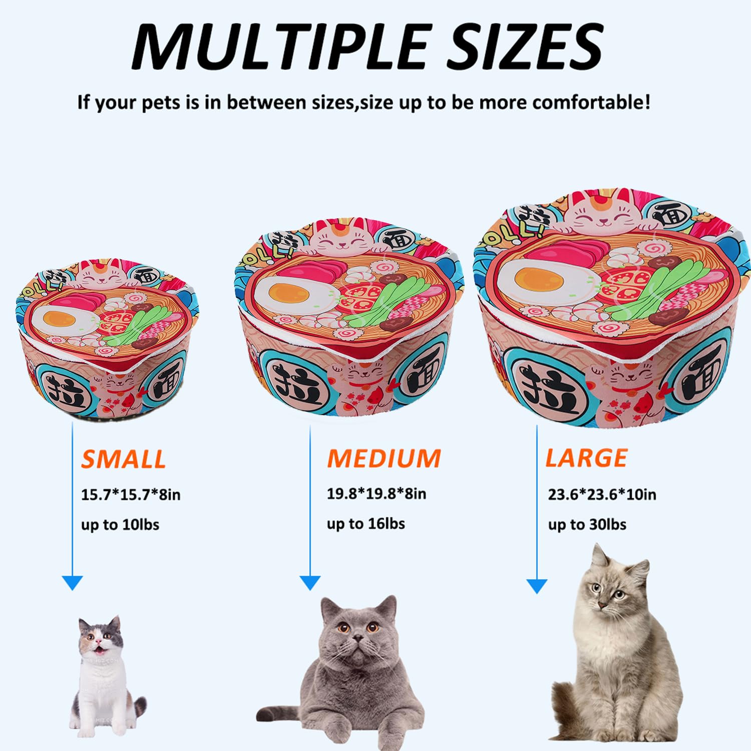 ZHUIYIWIN Cat Beds for Indoor with Anti-Slip Bottom, Cat Cave Bed, Hideaway Warm Comfortable - Image 4