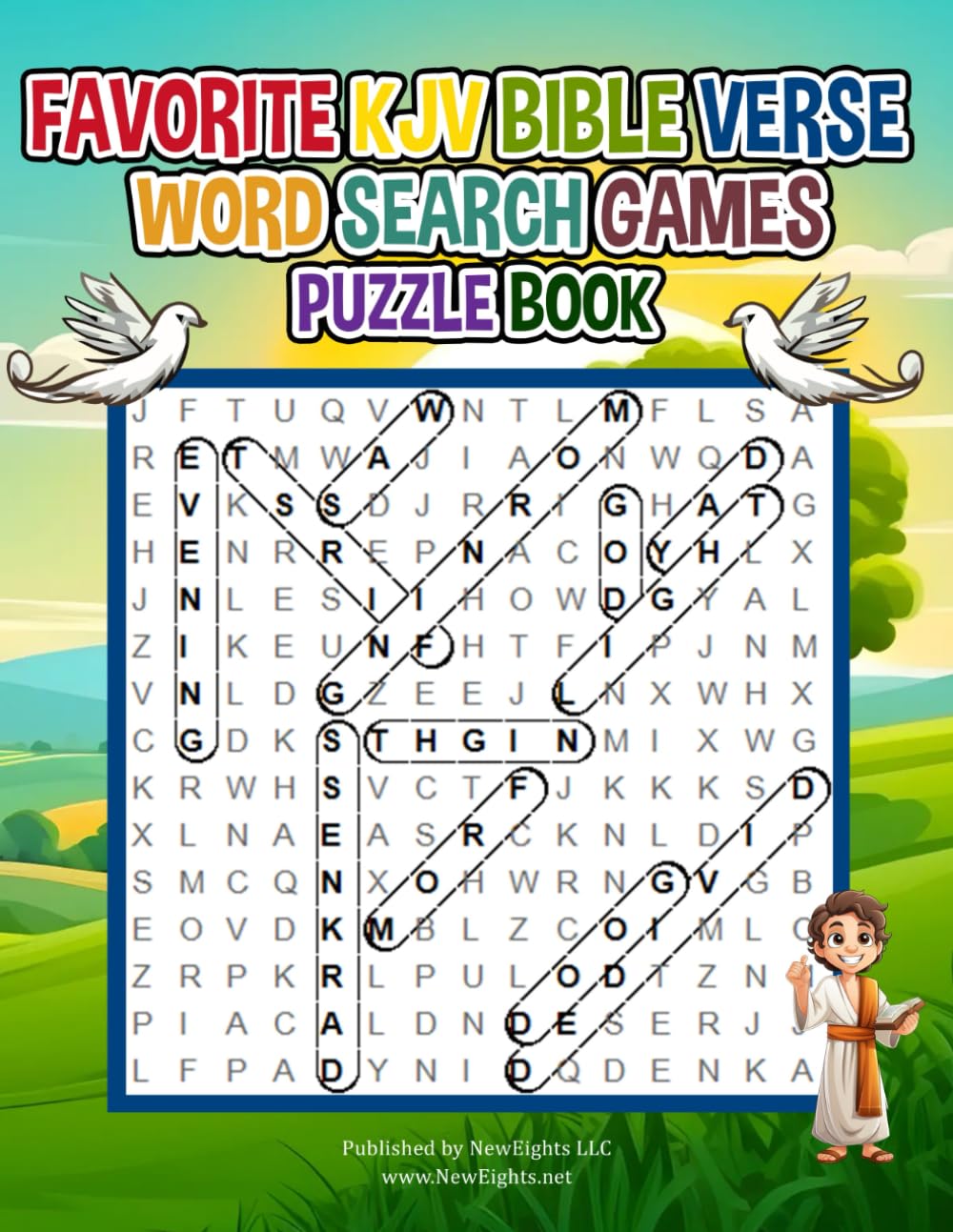 Favorite KJV Bible Verse Word Search Puzzle Book: 101 Faith-Inspired Large Print King James Scriptures to Deepen Your Spiritual Journey