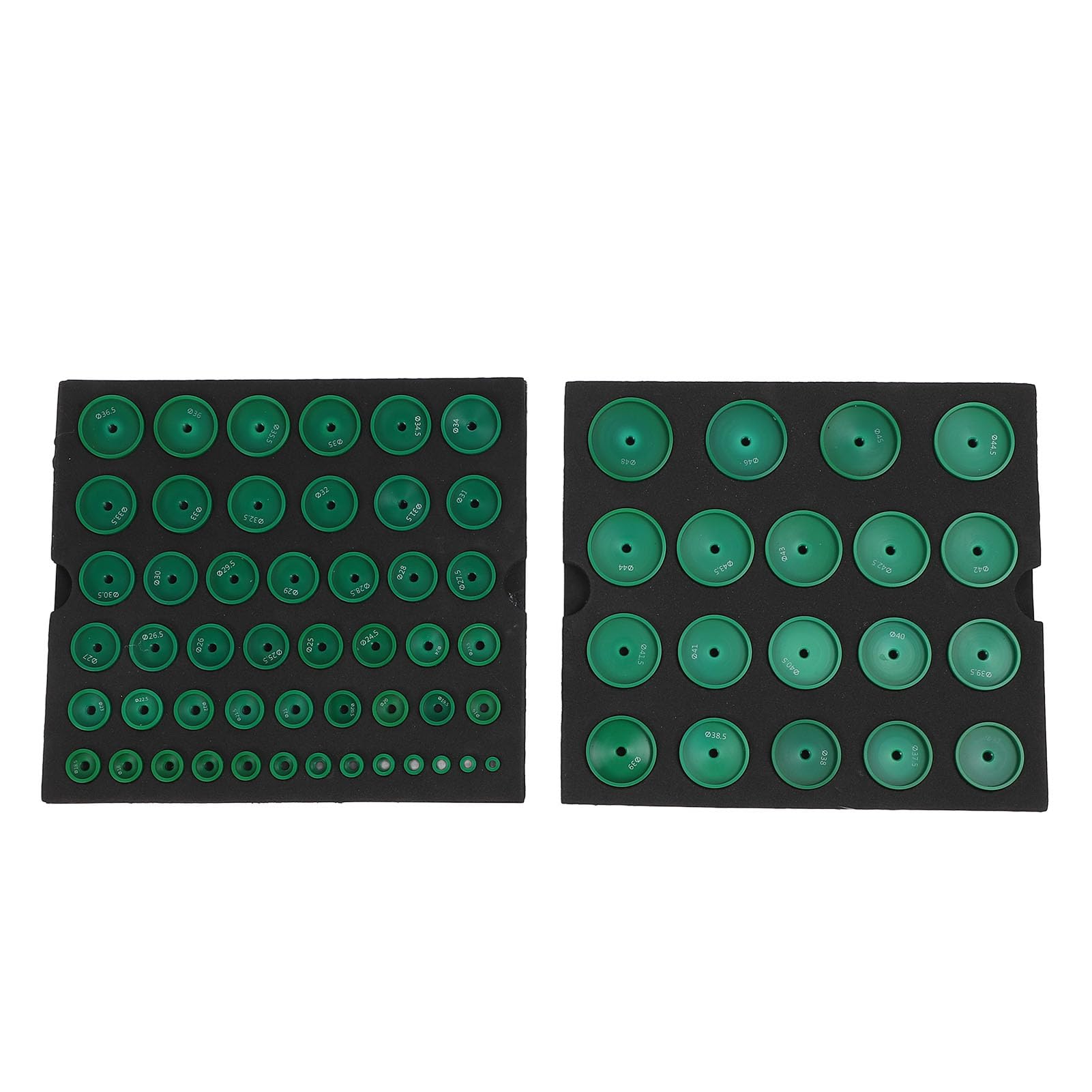 Walfront Juego de Troqueles para Prensa de Reloj, 68 Piezas, Resina,