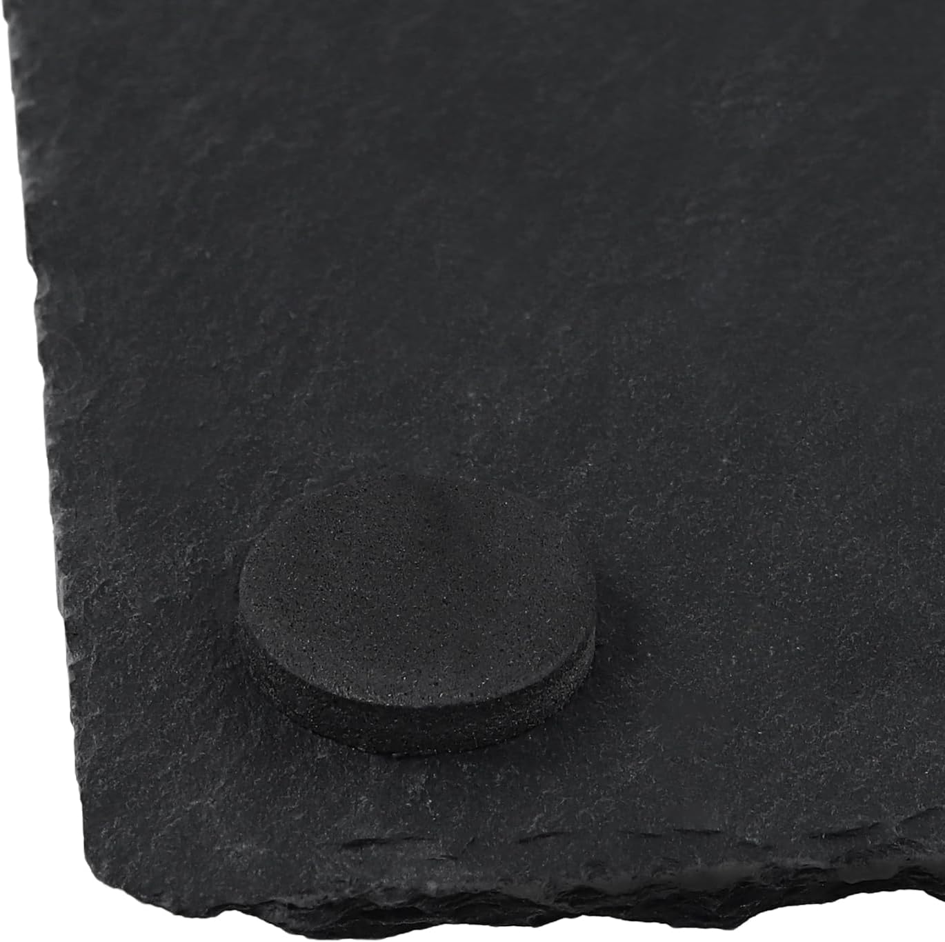 MOUYAT 30 Pack 4x4 Inch Black Slate Plates, Square Slate Cheese Board with Natural Edge, Natural Stone Plates Cutting Board Charcuterie Boards for Cheese, Sushi, Meat, Appetizers