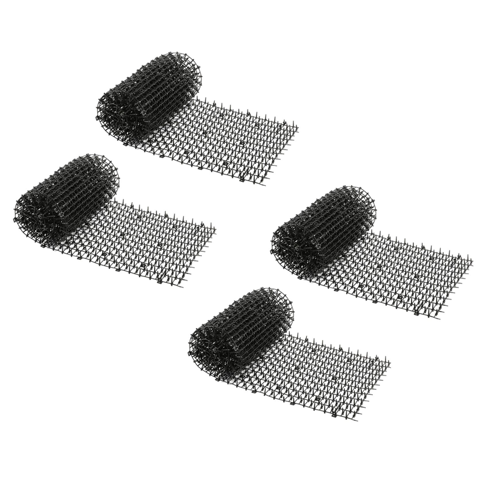 4X Tapis de Scat de Chat avec des Pointes, Tapis de Dissuasion Répulsif de Pointes d'animaux de Chien de Chat, Tapis D'Extérieur de Chat D'Intérieur pour Le Jardin, 2M x 0.