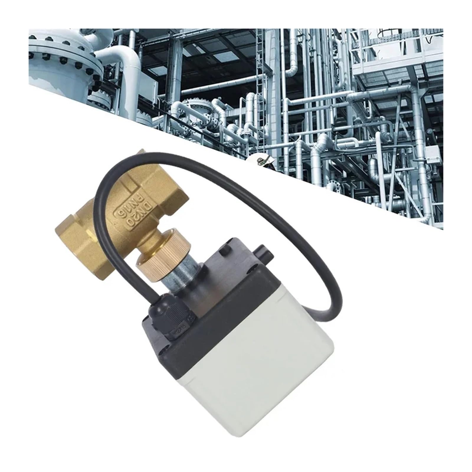 Valvola a sfera, Valvola A Sfera Motorizzata In Ottone Attuatore Elettrico A 2 Fili Con Controllo Singolo DC1224 AC220 Vie DN15 DN20 DN25 DN32 DN40 Interruttore Manuale(DN15,DC12-24V_2 WAYS)