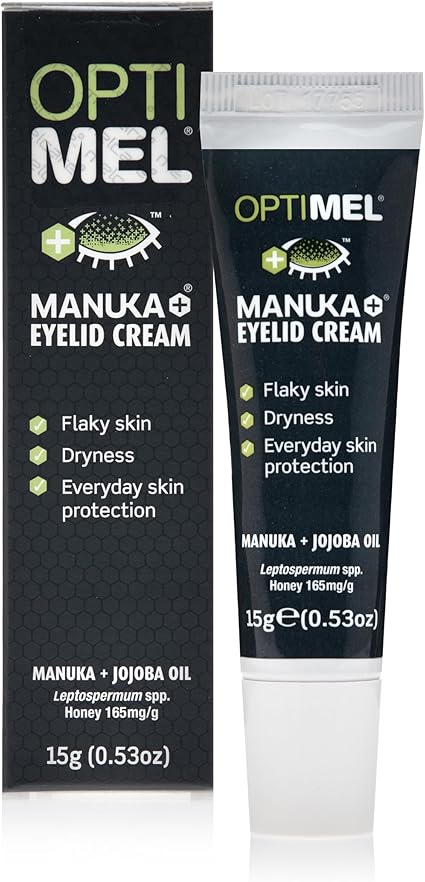 Optimel Crema para Párpados con Miel de Manuka 15 g - Alivio para Piel Seca y Escamosa