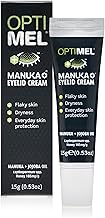 Optimel Manuka Honey Eyelid Cream 15g - Treatment and Relief of Flaky and Dry Itchy Skin - Eczema and Dermatitis - for Eyelids and Face