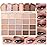 CAKAILA 20Colors Rose Gold Dark Brown Nude Basics Matte Eyeshadow Palette,Eye Shadow Travel Makeup Palette all in one Long Lasting Waterproof,Great for Travel Gift Kit