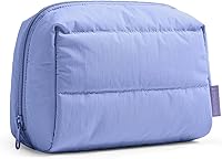 Vista 11 de BAGSMART Elegantes bolsas de maquillaje espaciosas, 01-rosa