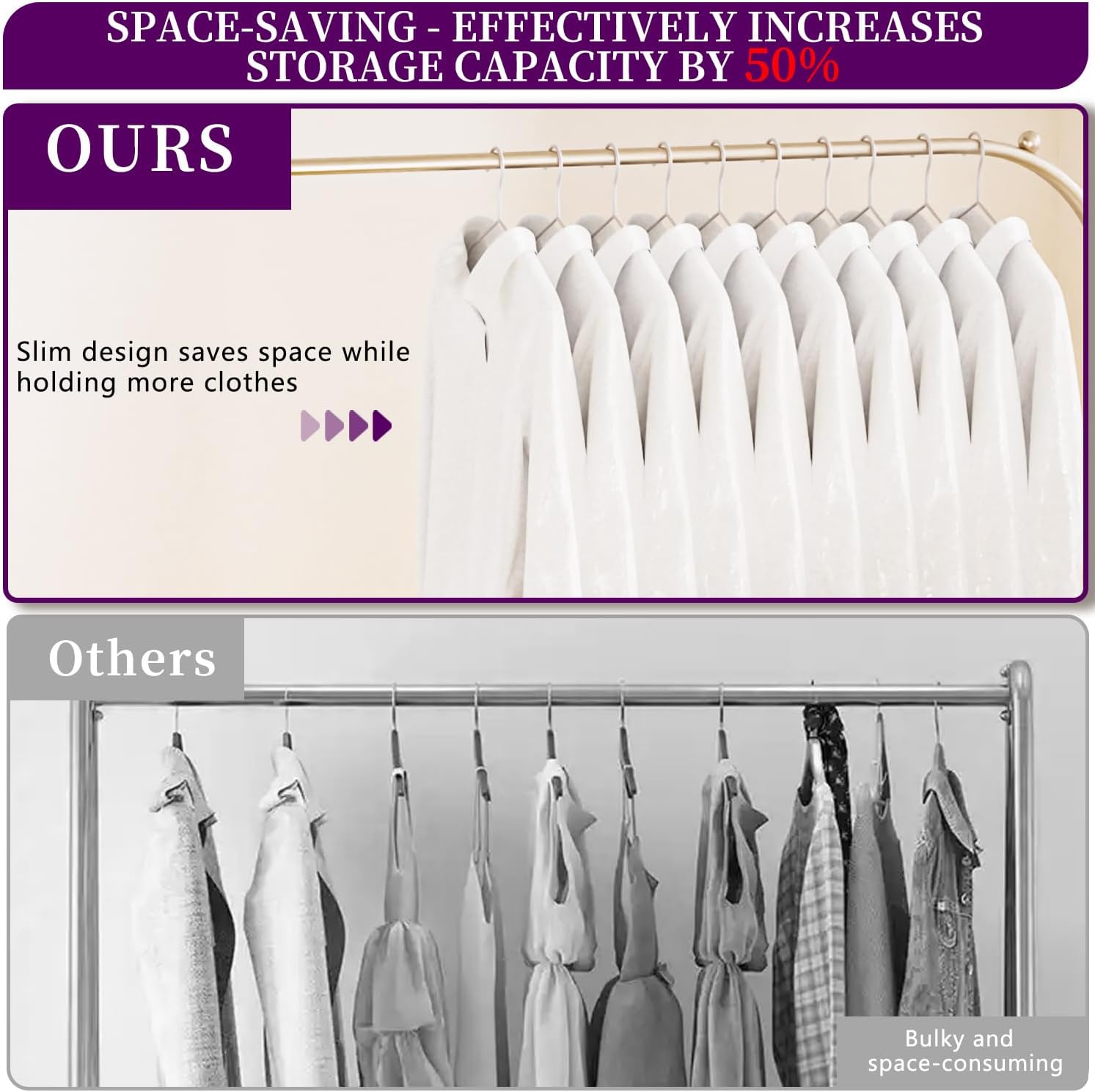 40Pack Gold Hangers + 5 Clothes Pins, 16.5" Wire Clothes Hangers for Standard Sized Shirt, Suits, Jackets, Skirts