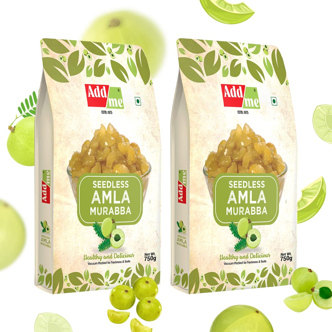 Add me Seed Less Amla murabba 750gm, Pack of 2 awla muraba Vacuum Packed Without Syrup, Fresh and Delicious. (B0811TGDP8) Amazon Price History, Amazon Price Tracker