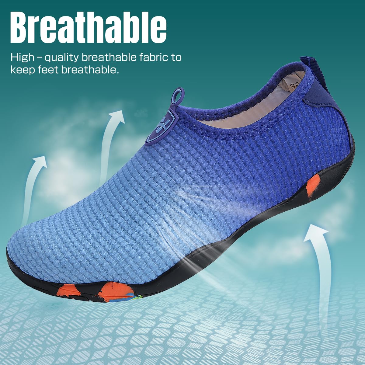 WateLves Badeschuhe Damen Herren Wasserschuhe Schwimmschuhe Strandschuhe Aquaschuhe Schnell Trocknend Surfschuhe Unisex Sommer