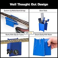 Vista 4 de MusicNomad Cradle Cube, reposa cuello y soporte para guitarra eléctrica, acústica y bajo, (MN206)