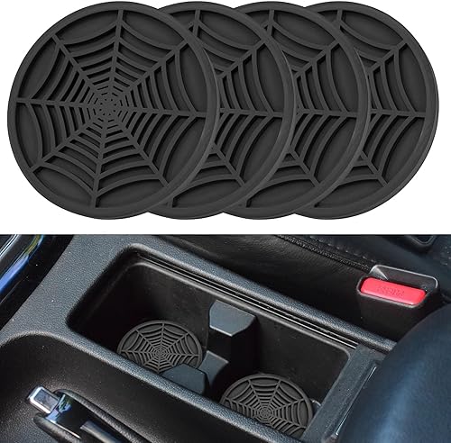 Paquete de 4 posavasos para automóvil, lindos y creativos, portavasos para interior del automóvil, accesorios para el interior del automóvil, de