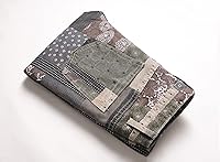 Vista 4 de JUNBAOSS - Jeans elásticos ajustados para hombre, pantalones de mezclilla rasgados con cintura flexible y corte recto