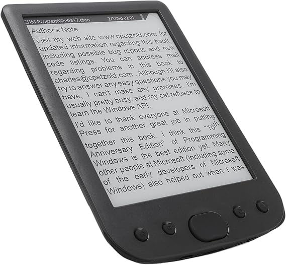 Generic 6 800x600 HD E Reader, Eye-caring with advanced features for an interactive reading experience suitable for book lovers 4G