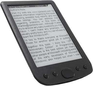 Generic 6 800x600 HD E Reader, Eye-caring with advanced features for an interactive reading experience suitable for book lovers 4G
