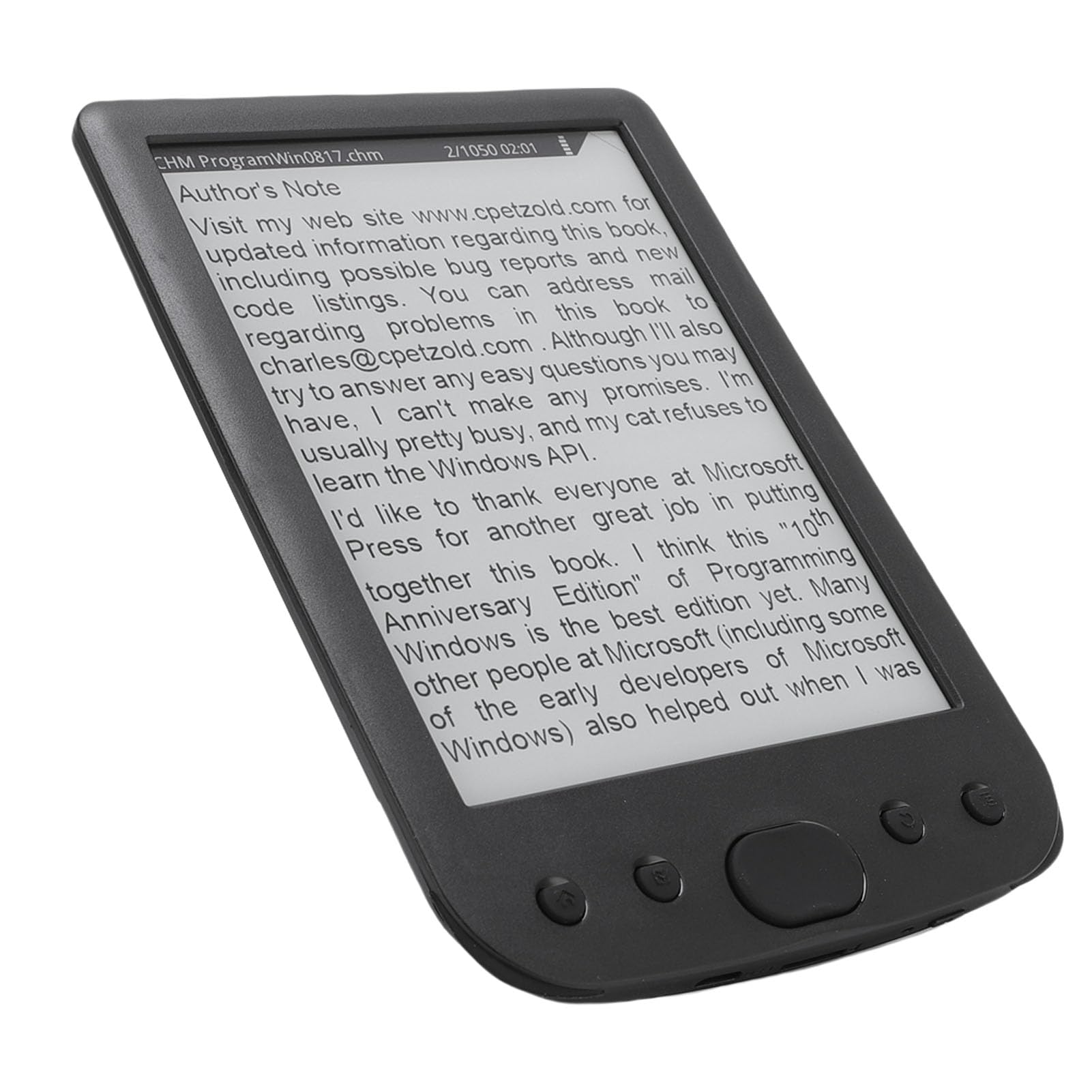 Sxhlseller Augenfreundlicher 6-Zoll-Digitalleser |HD 800x600 E-Book-Reader, 2500-mAh-, Schutzhülle, Unterstützt 32 GB Zum Lesen auf Reisen (16GB)