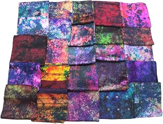 Women Silk Scarf Tie Dye Scarves Lot 10 Pieces