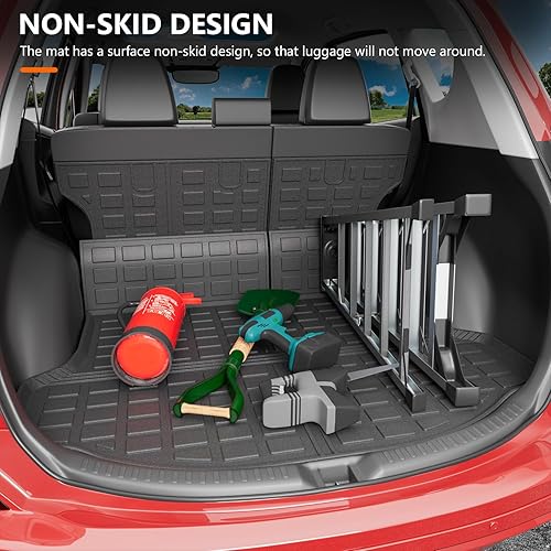 Miniatura 4 de powoq Tapete de maletero compatible con Toyota RAV4 2013, 2014, 2015, 2016, 2017 2018, forro de carga para todo tipo de clima, repuesto para