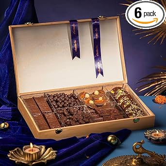Chokola Treasure Chocolate Gift Pack | Assorted French Chocolates in Premium Wooden Box | Luxury Gifting Hamper for Special Occasions | 610g - image, photos