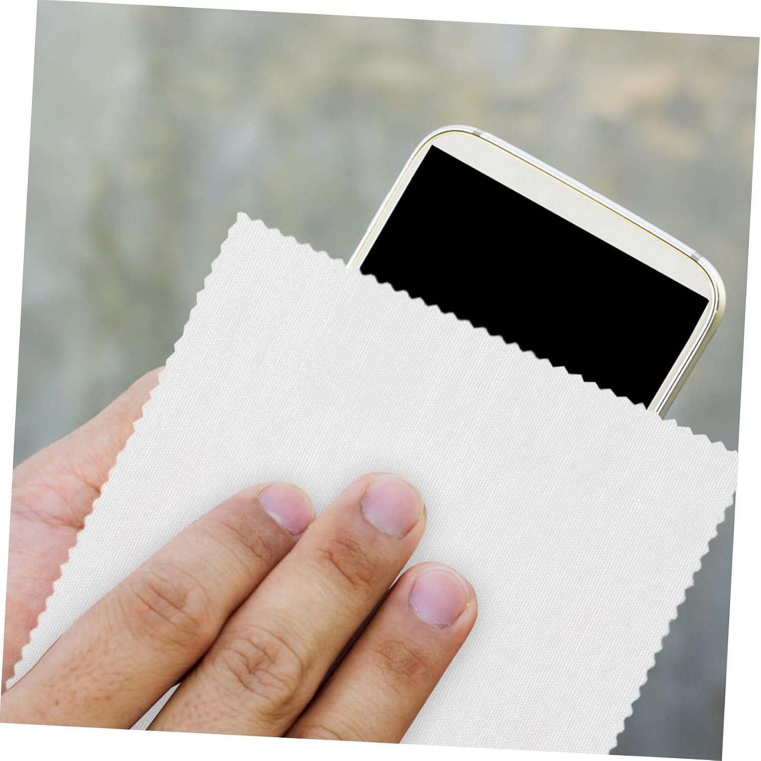 minkissy High-Quality Microfiber Glasses Cleaning Cloths 100pcs Individually Wrapped Deep Gray Soft Lens Wipes for Eyeglasses Camera Lenses Jewelry and Electronics for Home and Office Use