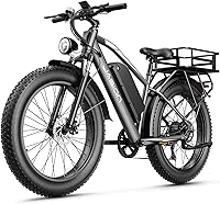 Jasion EB5 MAX Fat Tire Electric Bike: 2000W Peak Motor, 720Wh Battery, 28+ MPH, 65+ Mile Range, Adults Ebike w/ Cruise Control