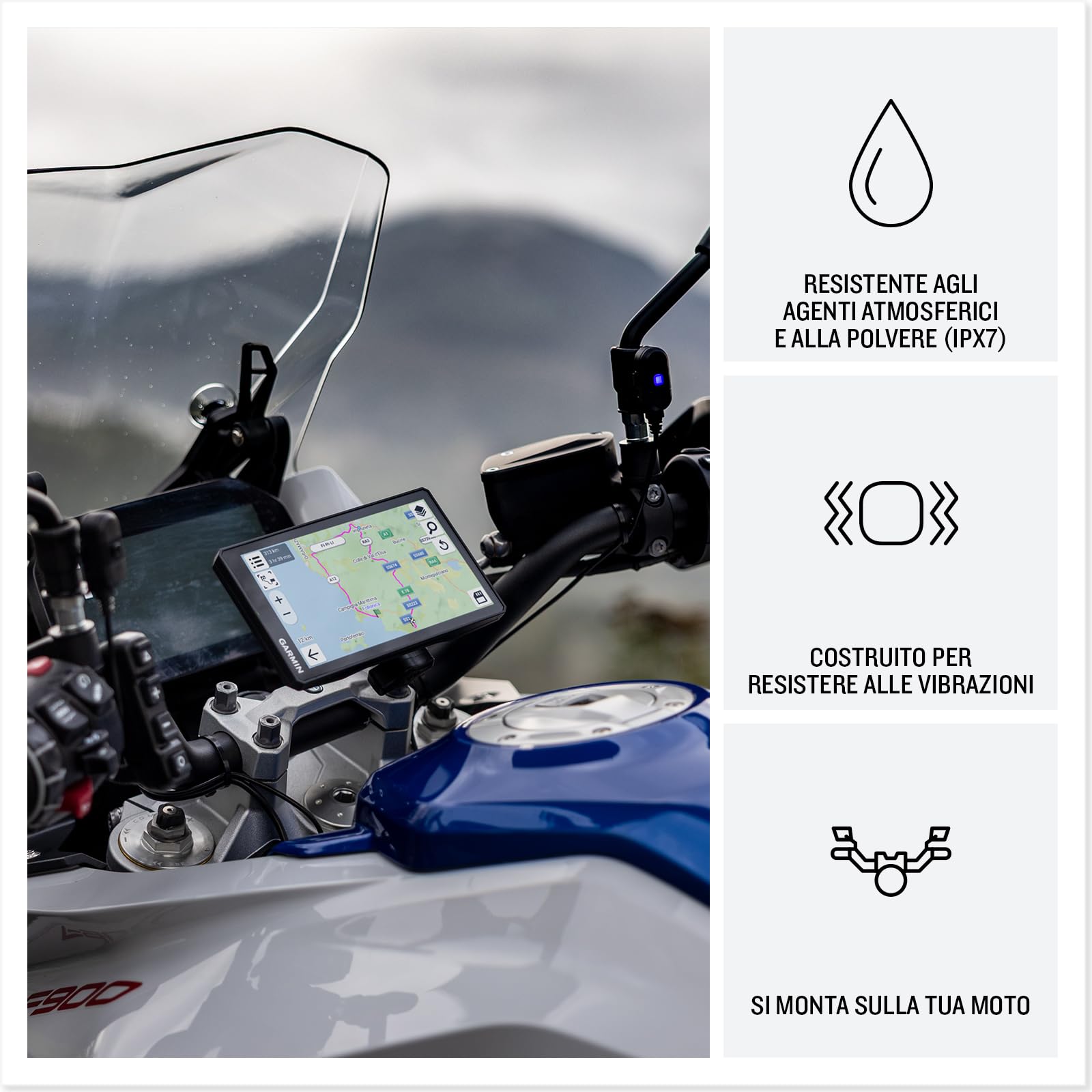 Navigatore satellitare per moto zūmo XT3 6″