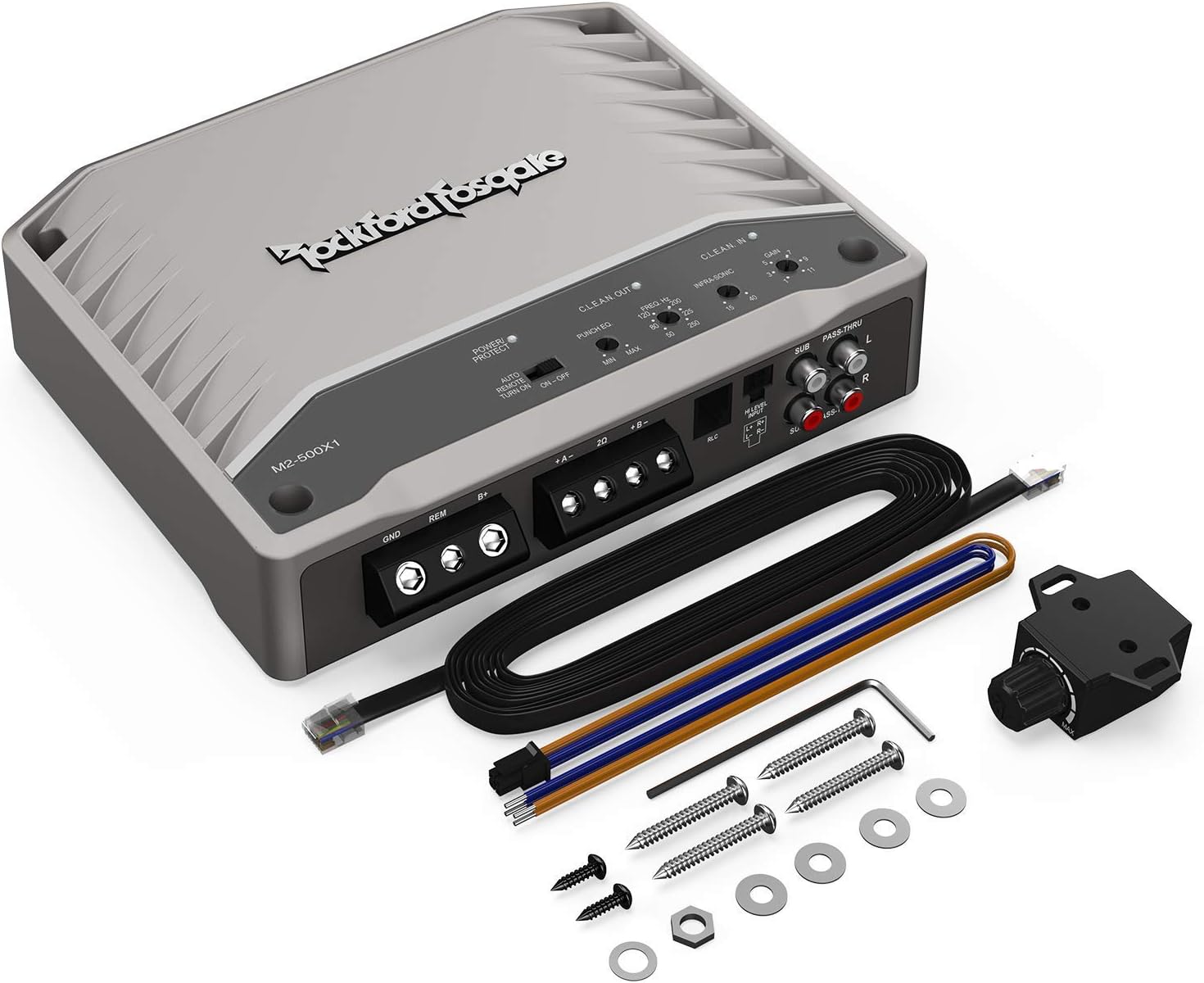 Rockford Fosgate M2-500X1 Marine 500-Watt Mono Element Ready Amplifier