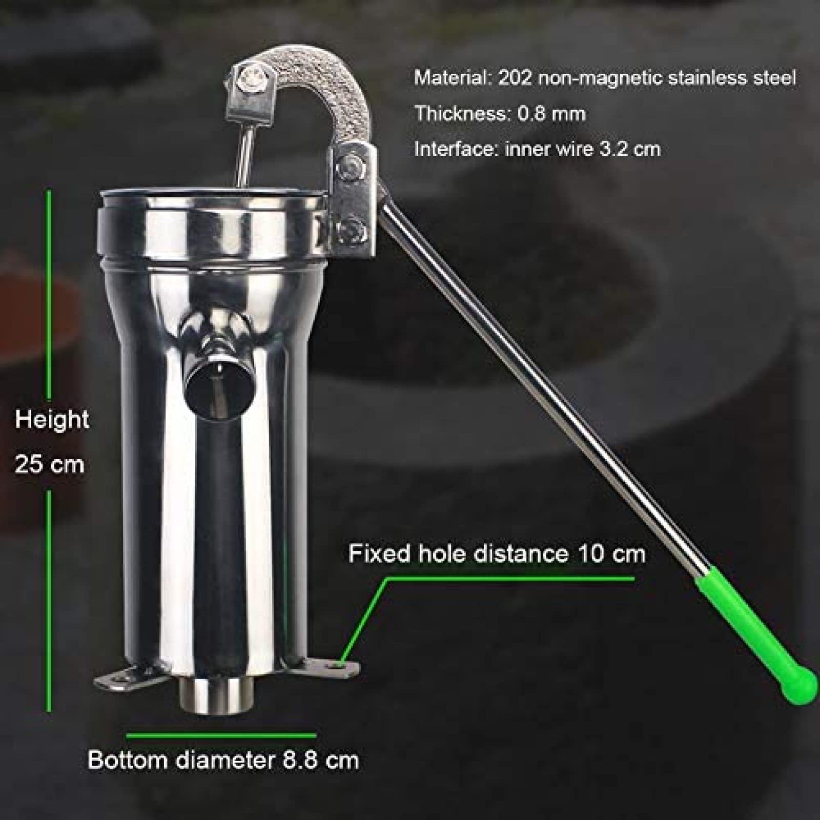 Die Aumentar La Bomba De Agua, La Prensa Manual Y La Bomba De Tierra, El Jardín Al Aire Libre, El Dispensador De Agua Y La Manivela Manual De Hierro Fundido para Uso Doméstico Antiguo,Constructive23