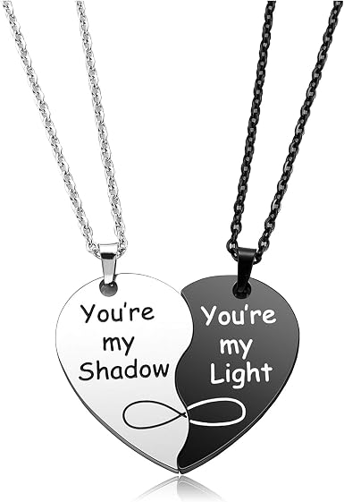 Jovivi Personalized Custom 2pcs Heart 