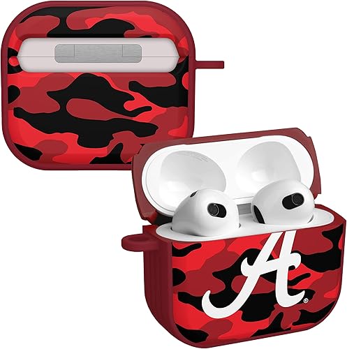 AFFINITY BANDS Alabama Crimson Tide Camo HDX - Funda compatible con Apple AirPods Generación 3