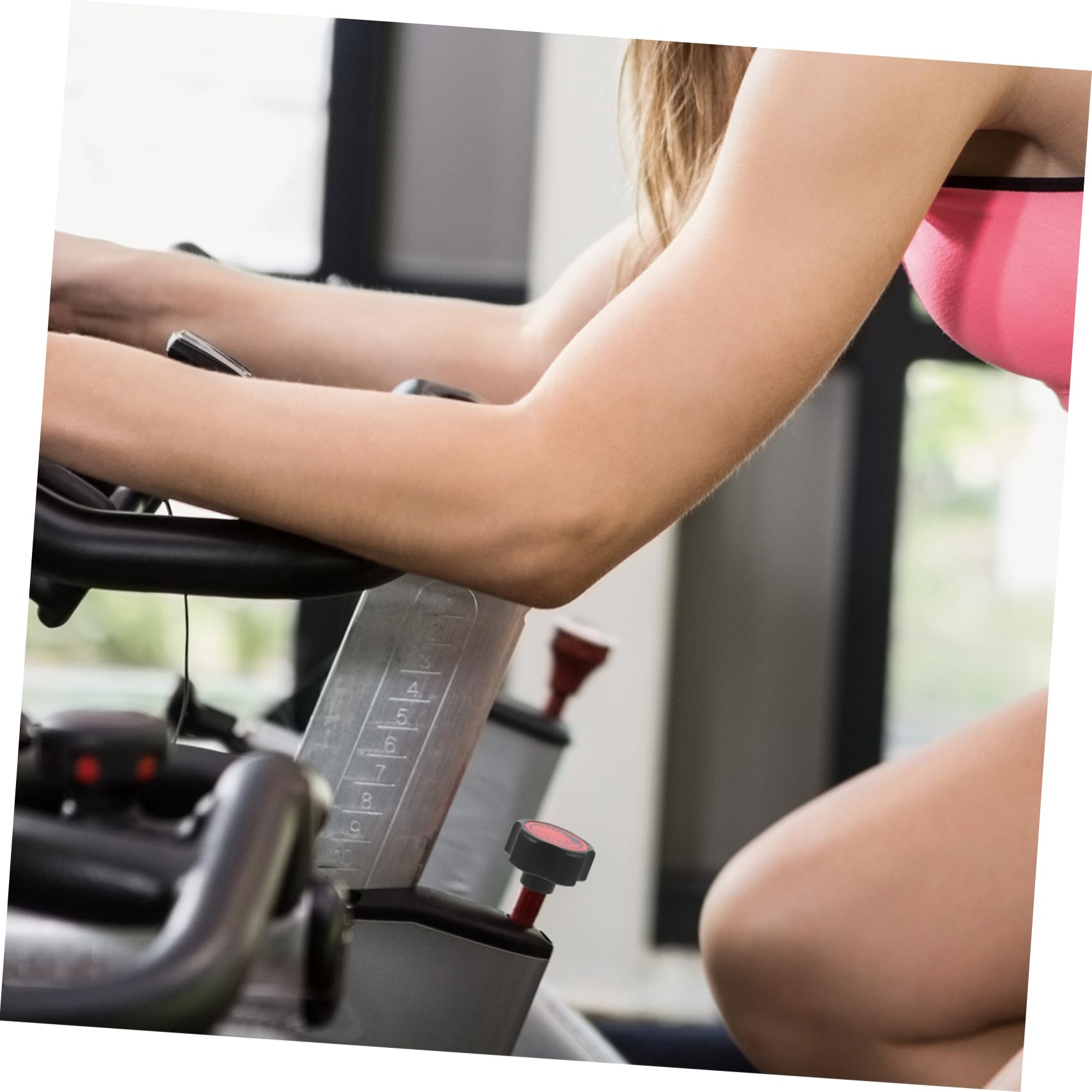 Totority Lshape Knob Replacement for Exercise Bike Fitness Equipment Height Adjustment Knob