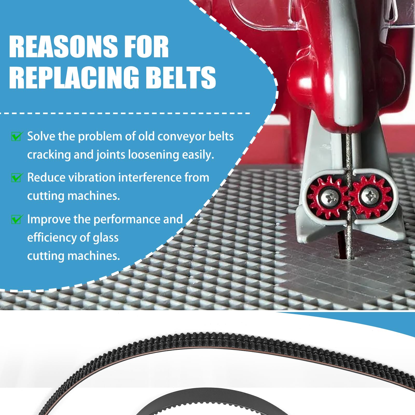 Ring Saw Drive Belt - Gemini Taurus Replacement -6