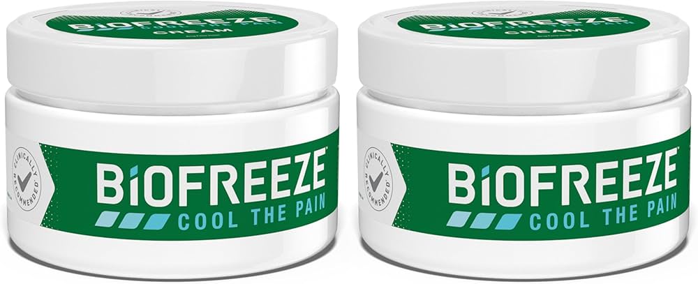BIOFREEZE 冷却療法クリーム 110g×3本 Amazon.com: Biofreeze Pain Relief Cream for Knee, Neck, Hip