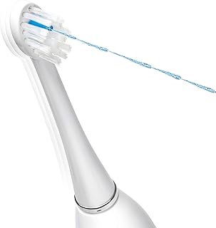 Waterpik Replacement Brush Heads for Sonic-Fusion Flossing Toothbrush SFRB-2EW, 2 Count White