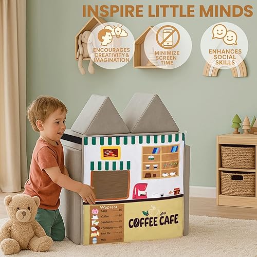 Miniatura 4 de Panel de juegos para niños, sofá de juegos para niños, sofá de espuma para niños pequeños (sofá de juego no incluido)