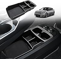 Vista 10 de BestEvMod Organizador de consola central compatible con Kia EV6 2025 2022-2024, bandeja de accesorios, accesorios interiores, caja de almacenamiento