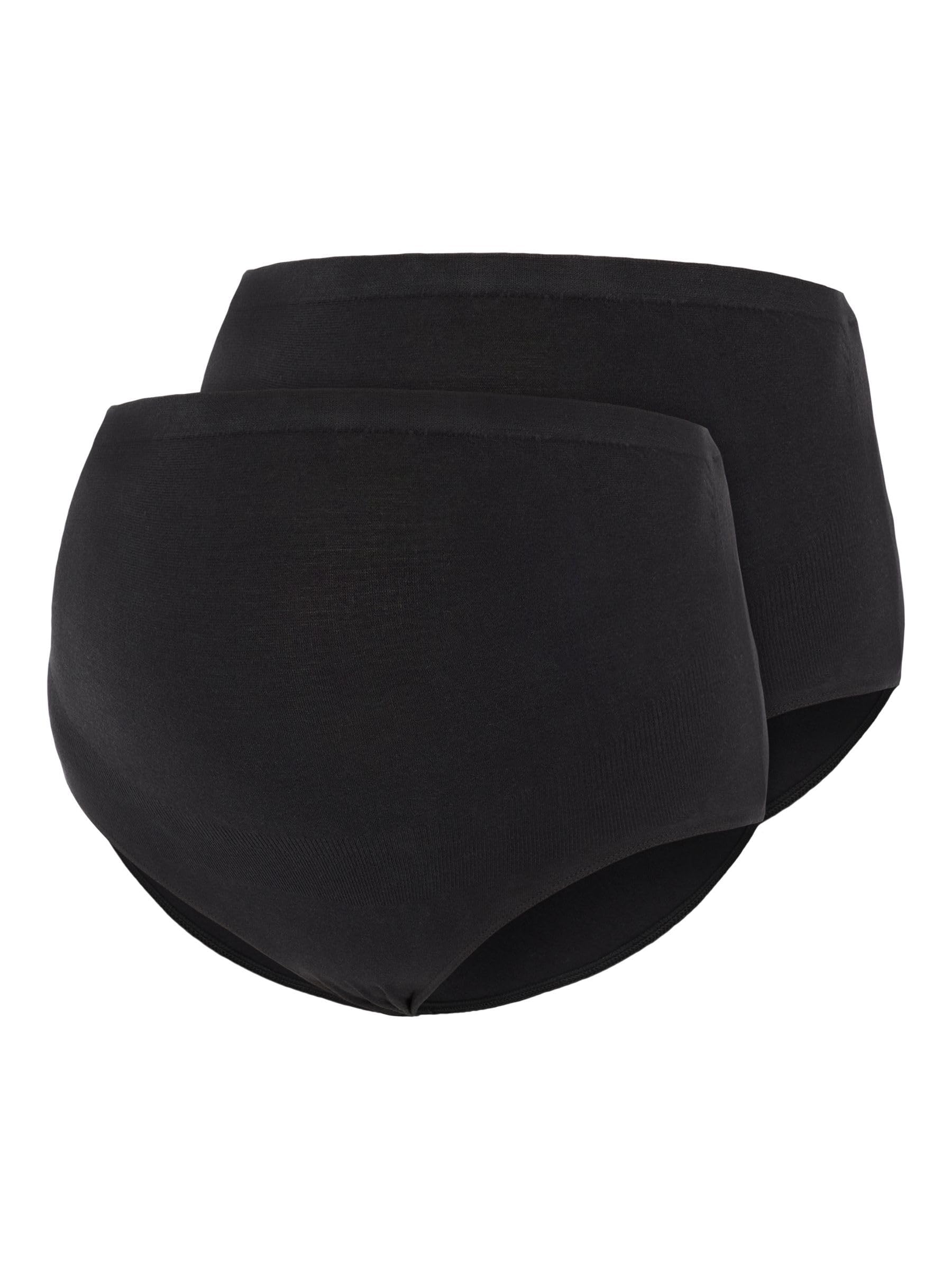 MAMALICIOUS Women's Underwear, Black/Pack: Black., Medium/Large