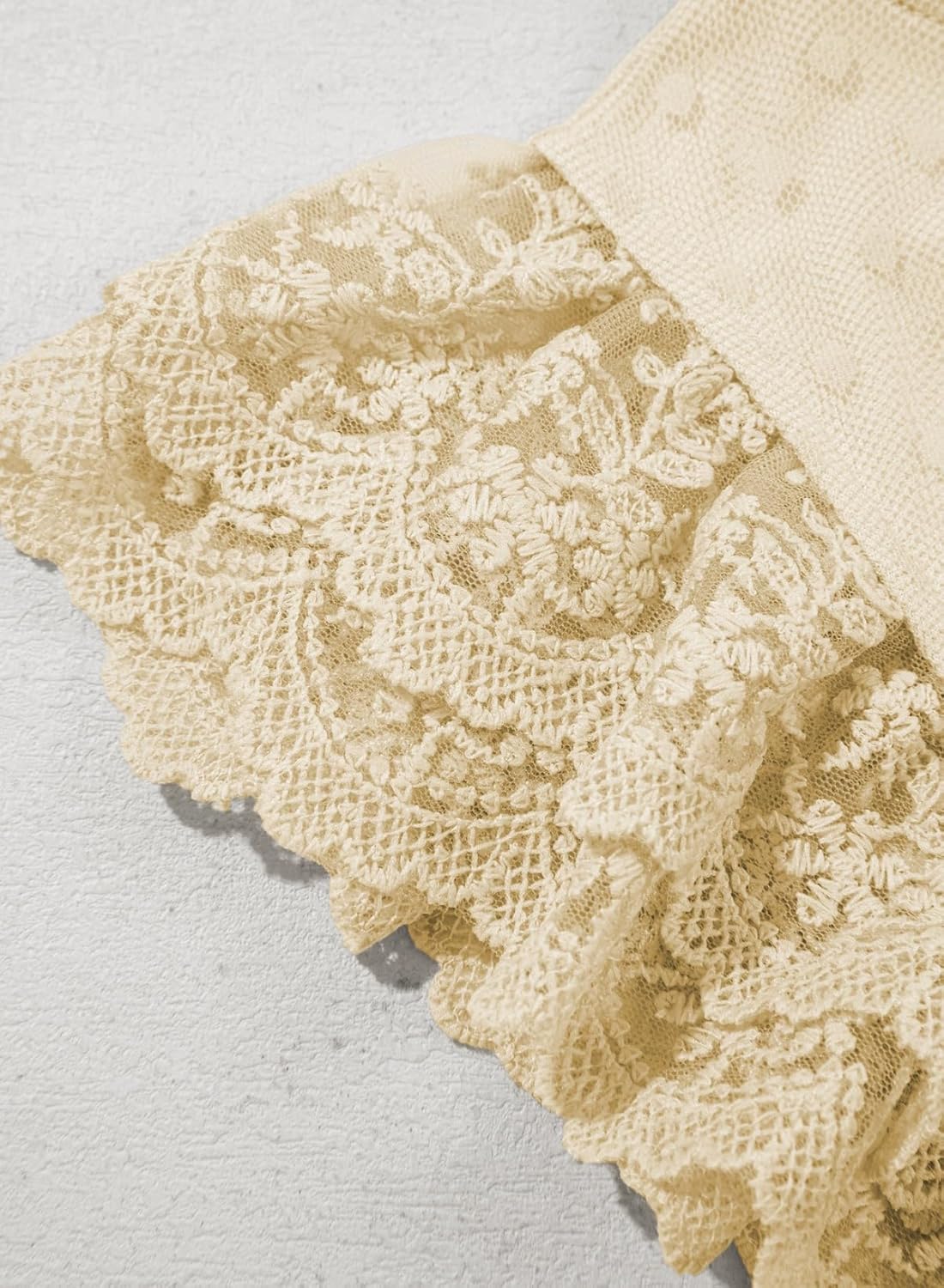 blibean Girls Summer Dress Teen Polka Dots Dual Lace Dresses Size 6-15 Years Old - Image 7