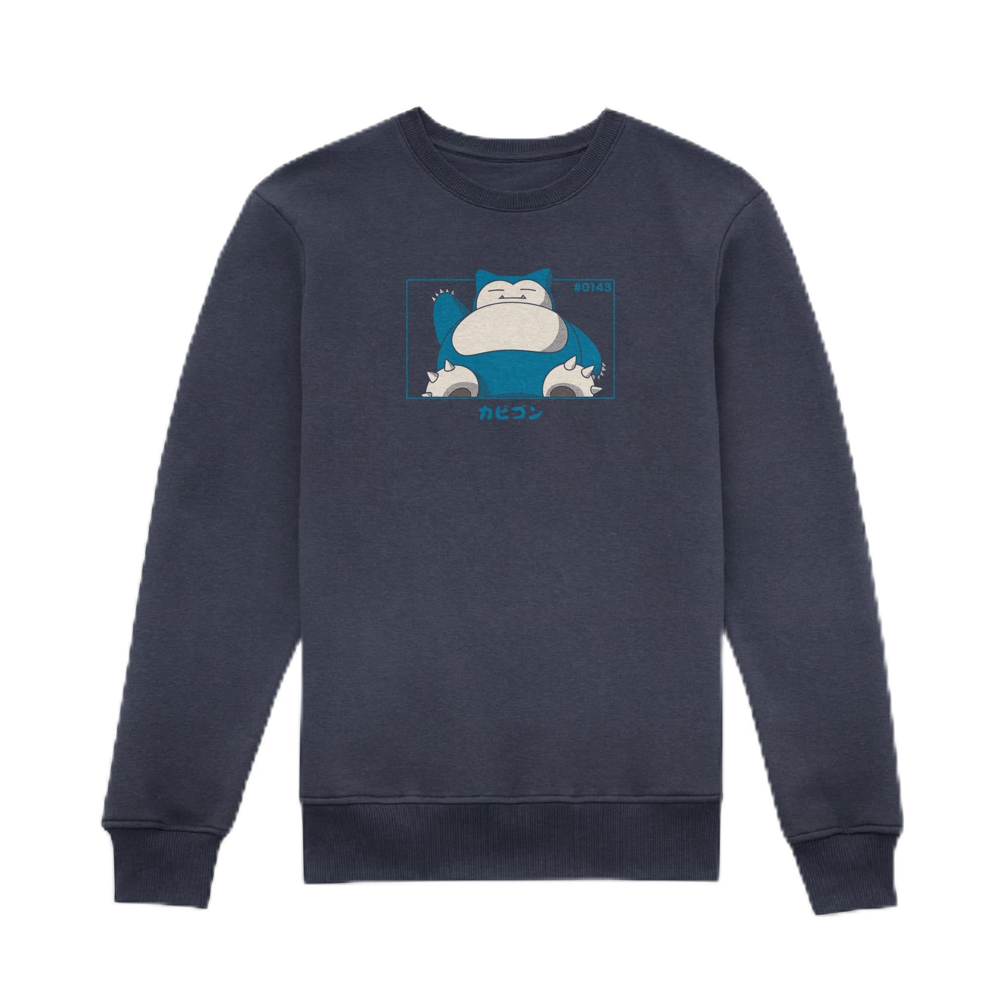 Zavvi Official Pokémon Snorlax Sweatshirt Navy - S