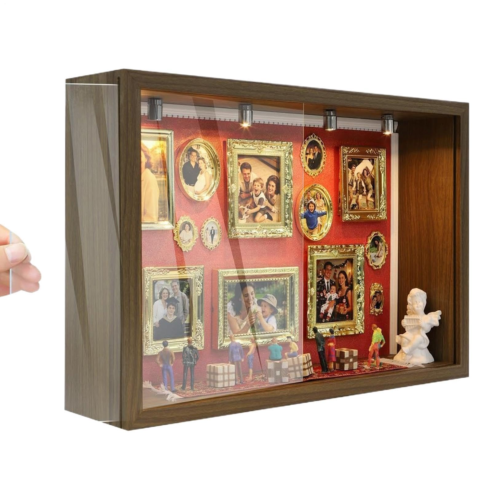Kit Silhouette Musée D'3D : Petite Boîte Photo Commémorative pour Couple