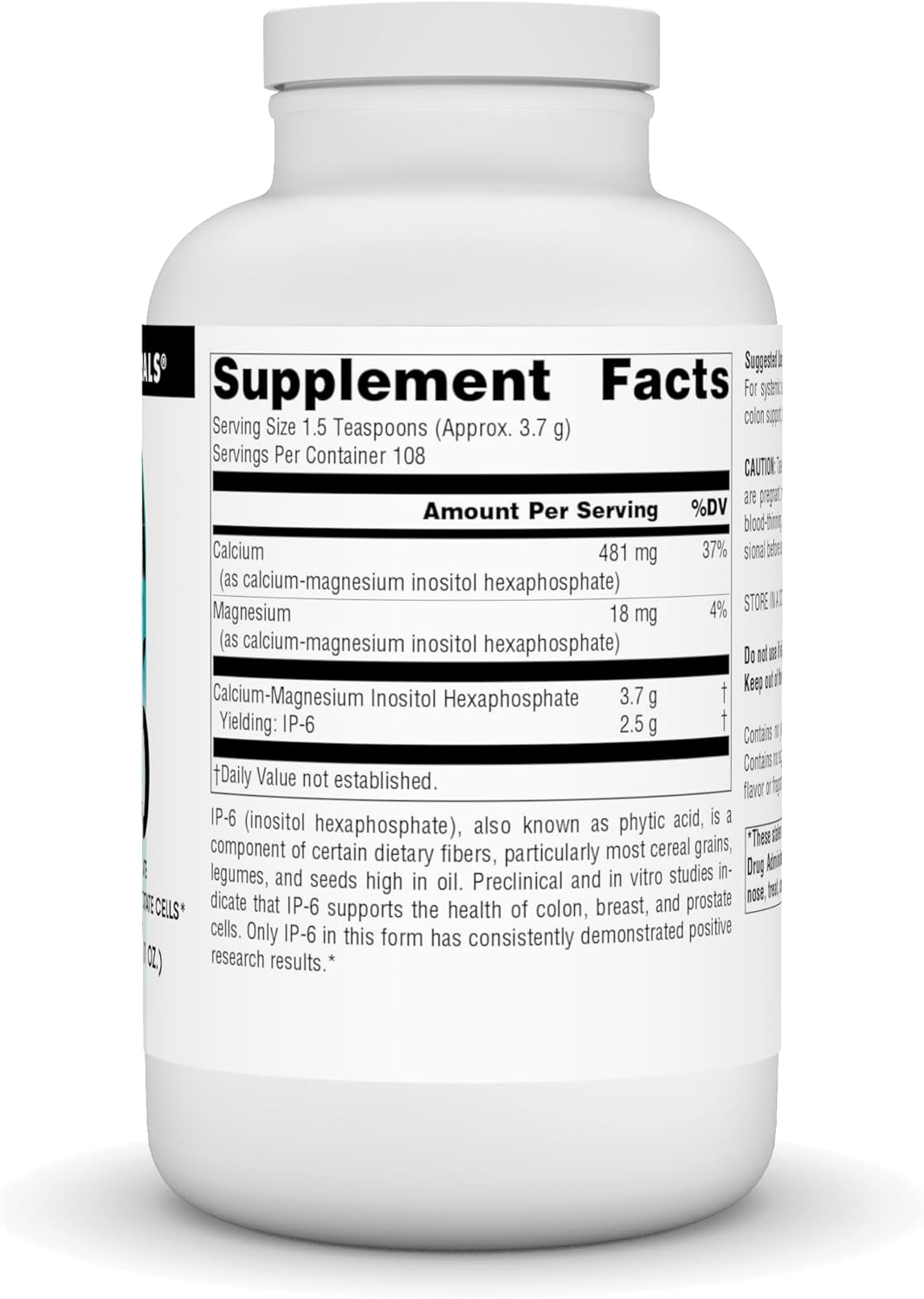 Source Naturals IP-6 Powder 2500 mg-400 g - Image 2