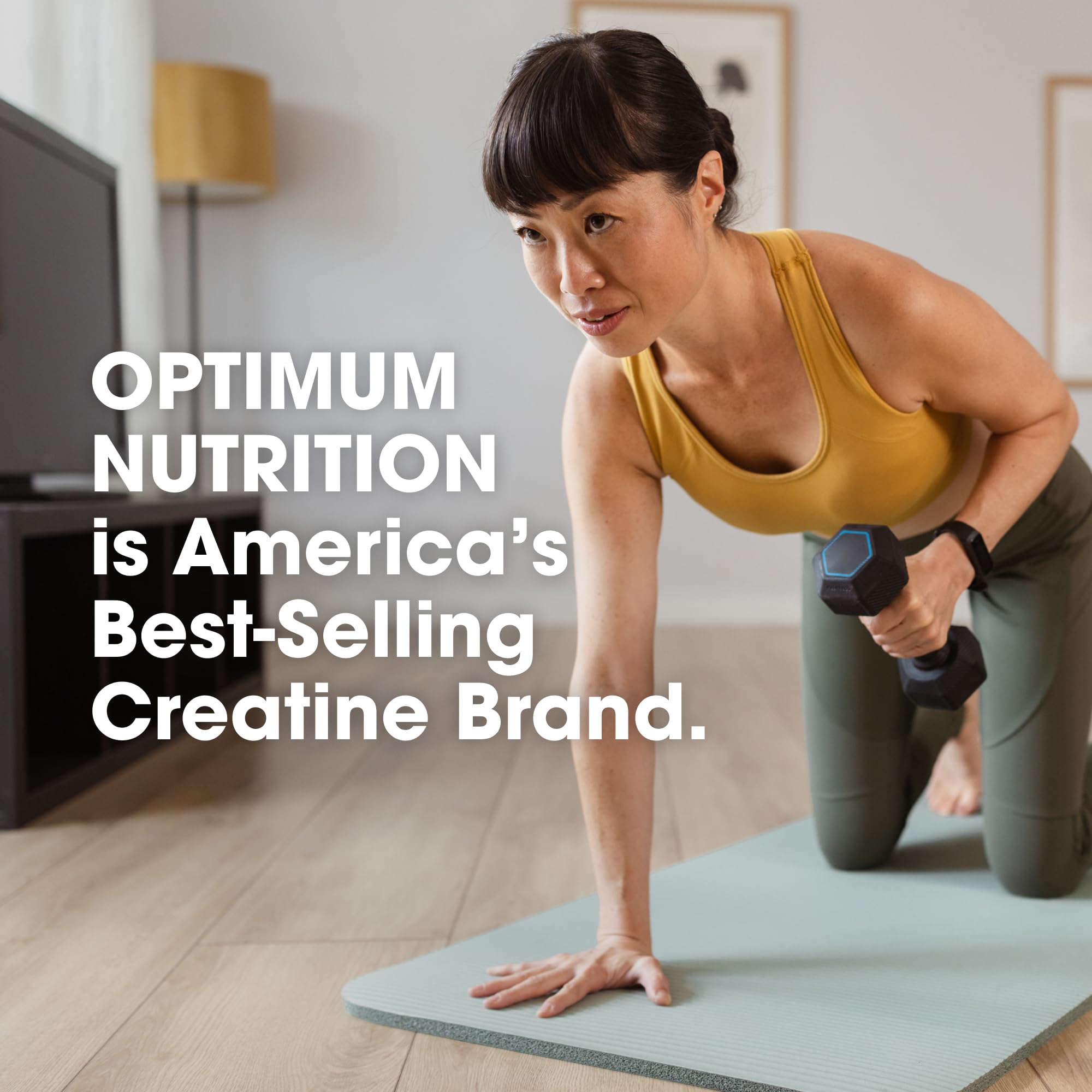 Optimum Nutrition Creatine Plus Powder, Strawberry Peach, 1.59 LB — Amazon image 10