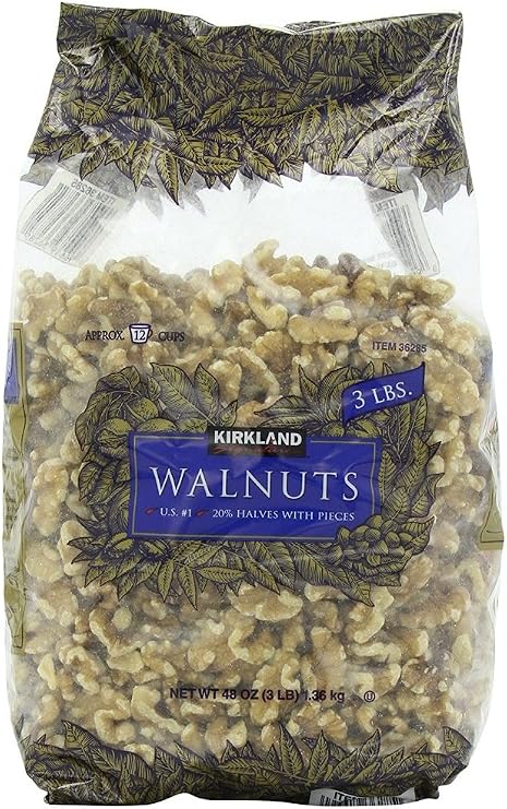 Kirkland Signature Walnuts 48OZ, Pack of 3