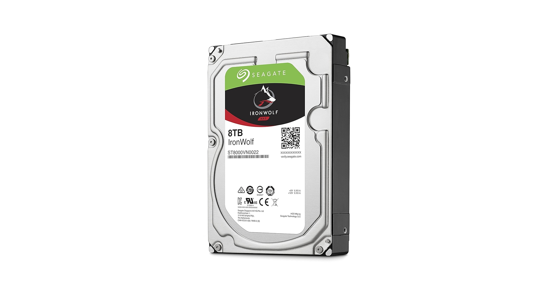 【8TB_HDD③】Seagate IronWolf 8TB HDD Seagate IronWolf 8TB NAS Internal Hard Drive HDD - 3.5 Inch