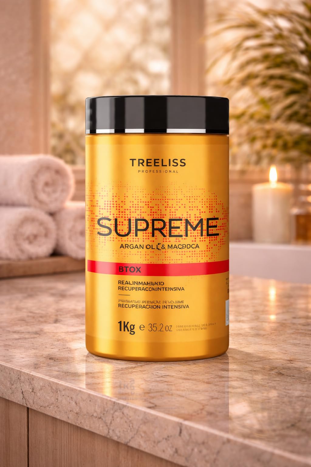 Amazon.com: Tree Liss BTOX Mandioca Supreme 1Kg Hair Mask