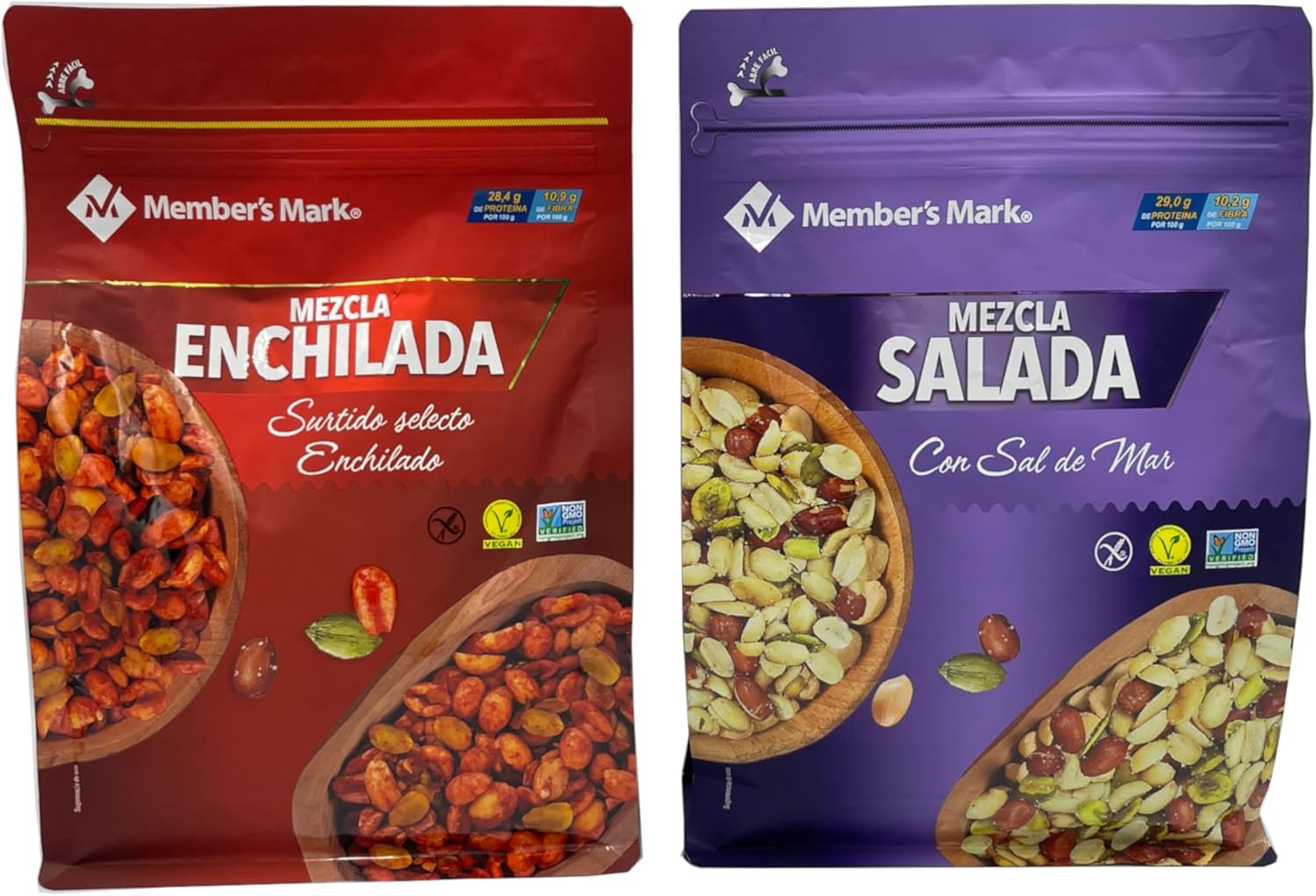 Paquete de Botanas Bolsa de Cacahuates Mezcla Salada Member’s Mark 850 ...