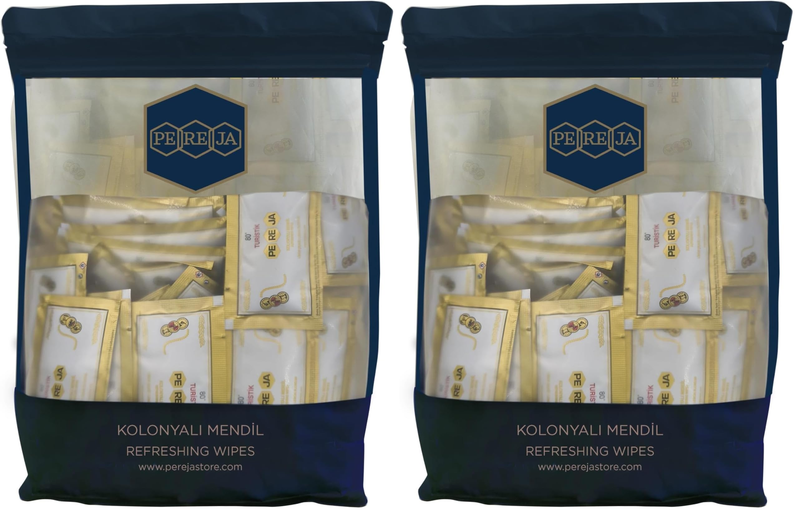 Pereja Kolonyalı Mendil 5x10 Doypack Limon (2 paketi)